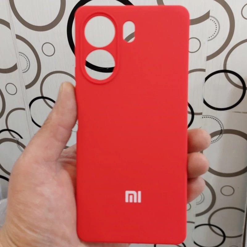 کاور redmi 13 c مدل سلیکون درجه گارد redmi 13c  کاور ردمی 13 سی