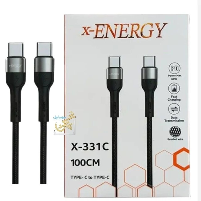 کابل Type-C مدل X-331C PD 60W طول 1 متر