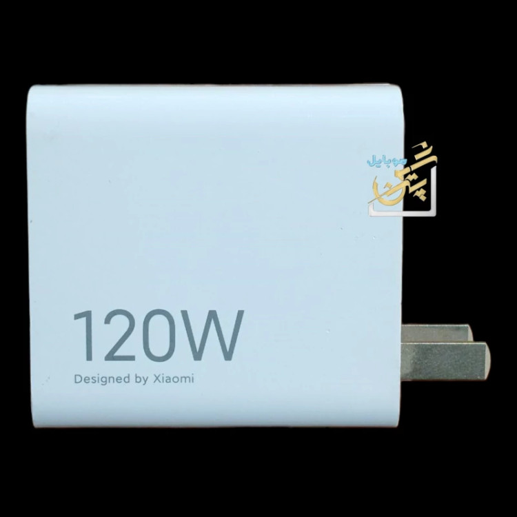 شارژر دیواری 120 وات 120w شیائومی مناسب شارژر mi12t گارانتی چهار ماه گارانتی تعویض همراه با کابل 6A torbo
