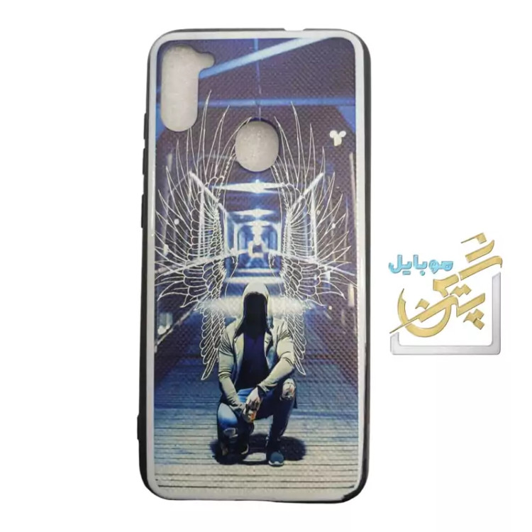 کاور سامسونگ A11 ژله ای پسرانه کیفیت عالی جنس تمام ژله حاشیه مشکی