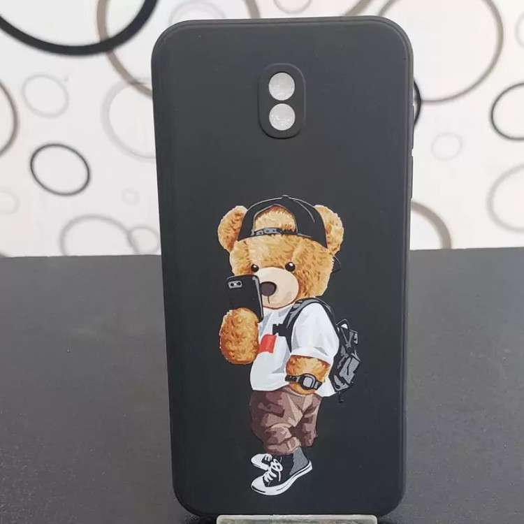 کاور J5 pro سامسونگ تدی عروسکی کاور J5pro طرح دار گارد J5pro کاور J5 pro رنگ ثابت samsung j5 pro