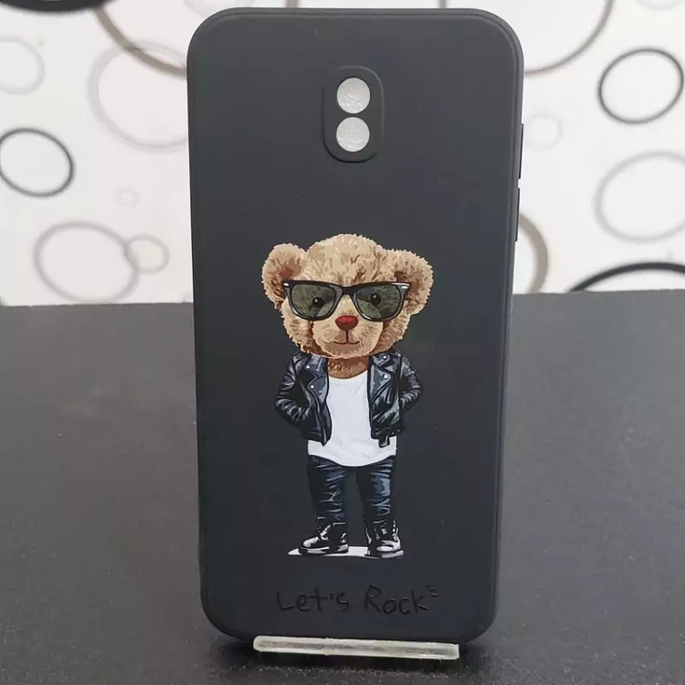 کاور J5 pro سامسونگ تدی عروسکی کاور J5pro طرح دار گارد J5pro کاور J5 pro رنگ ثابت samsung j5 pro
