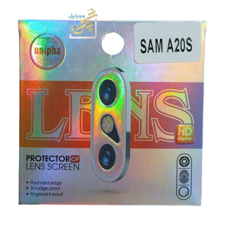 گلس لنز سامسونگ Galexy A20s سه بعدی پوشش کامل لنز اطراف لنز شیشه لنز چسبندگی بالا دوام بالا شفافیت 100 درصد