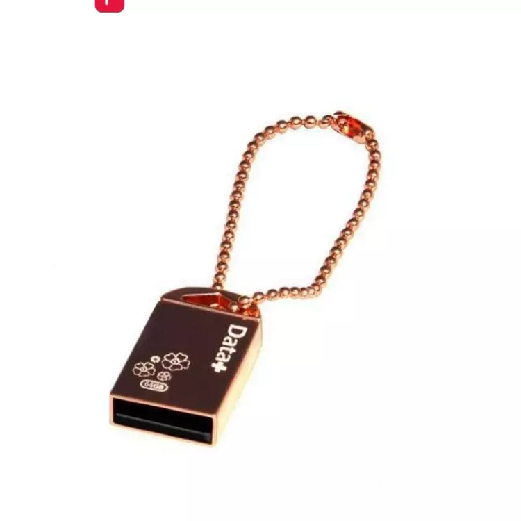 فلش 64گیگ 64G دیتا پلاس مدل ROSE GOLDگارانتی ماداملعمر USB3 سرعت انتقال بالا ضد آب ضد ضربه ضد گرد و غبار رنگ روز گلد