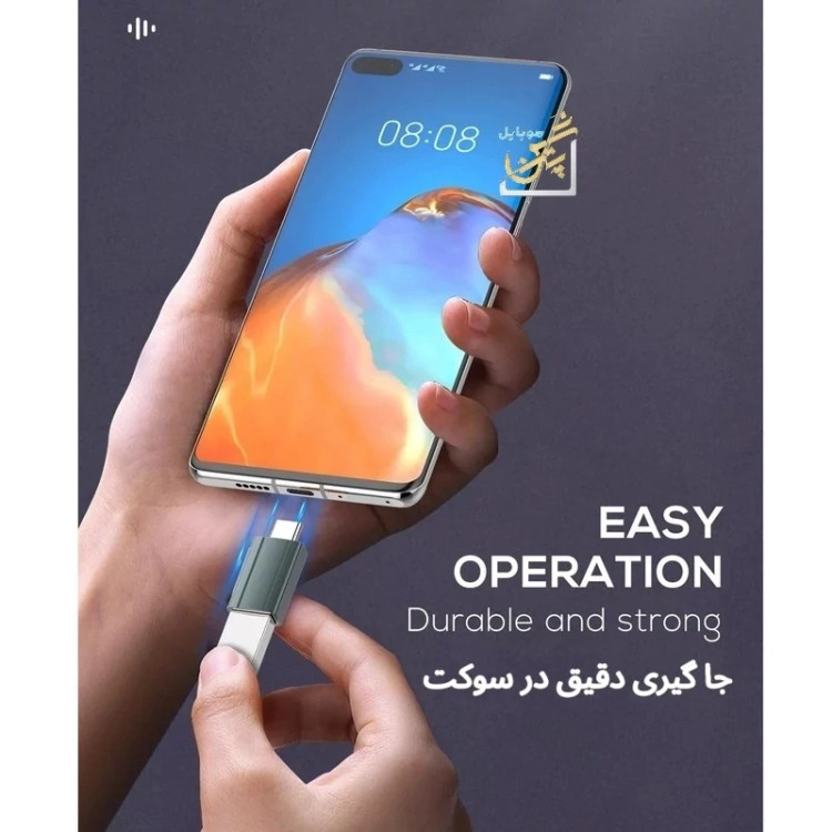 مبدل و تبدیل otg usb به usb-c الدینیو مدل LC140