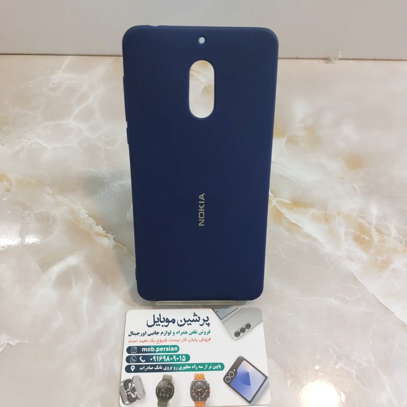 کاور نوکیا nokia 6 ژله ای سرمه ای