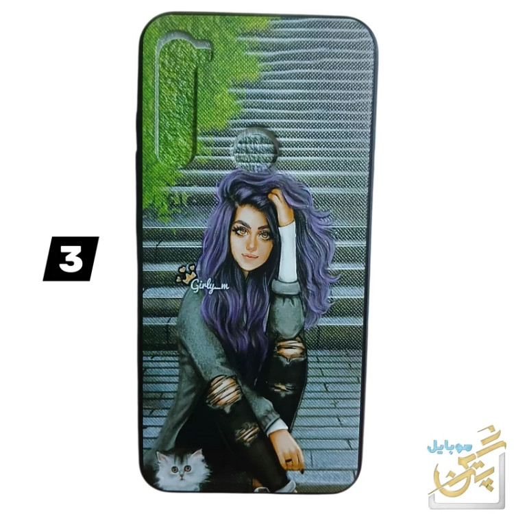 کاور شیائومی ردمی نوت 8 لیزری طرح دار رنگ ثابت Note 8