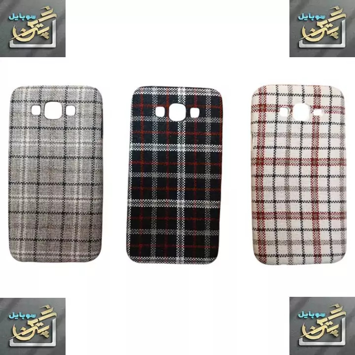 کاور ژله ای سیلیکونی Samsung Galexy E7 گلکسی ای 7 طرح چهارخانه