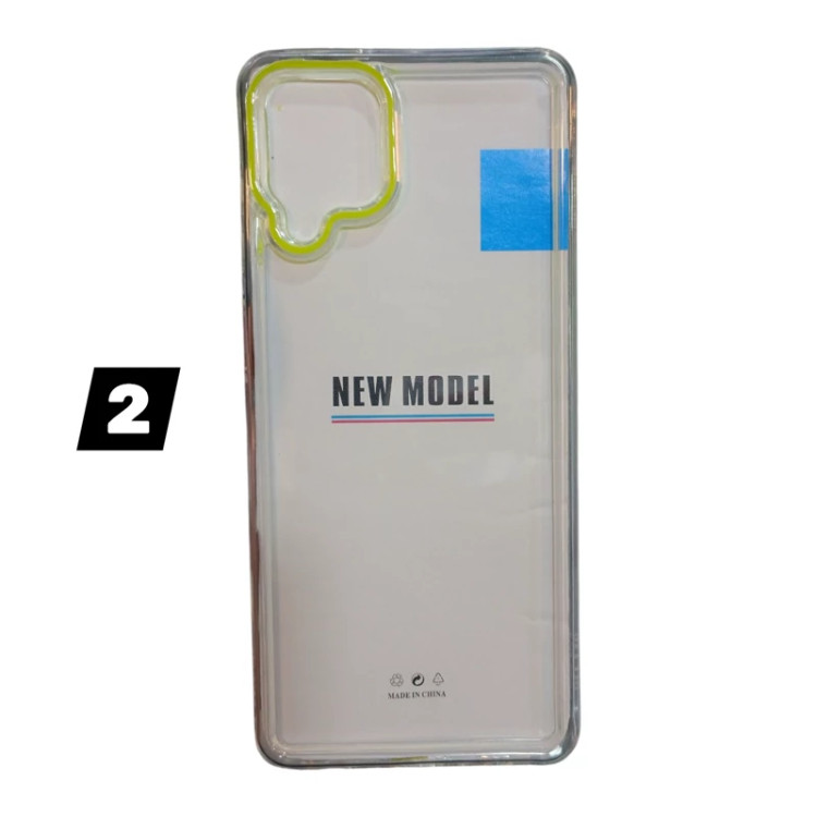 کاور شفاف گوشی Galexy A12 گلکسی A12 در تریم رنگی مختلف