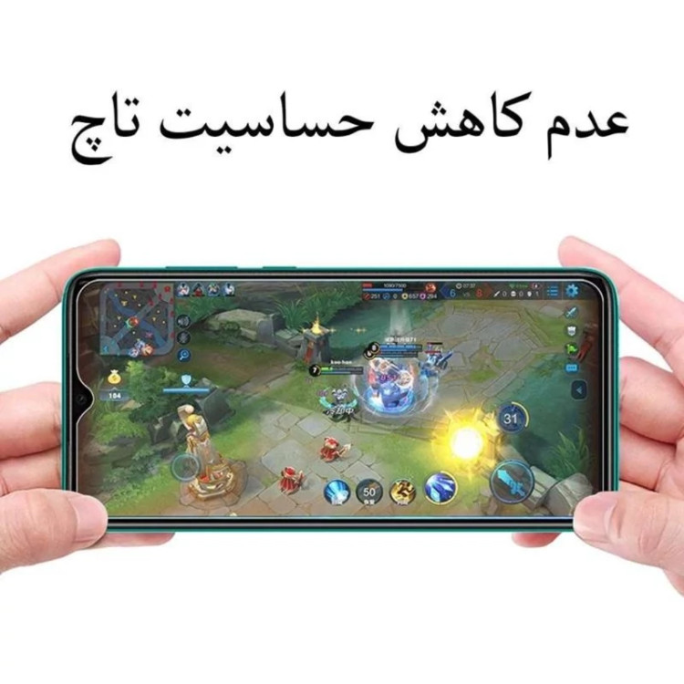 گلس نوکیا N2.1 شیشه ای چسبندگی عالی ضد خش ضد ضربه ضد گرد وغبار شفافیت 100 درصد نصب روان