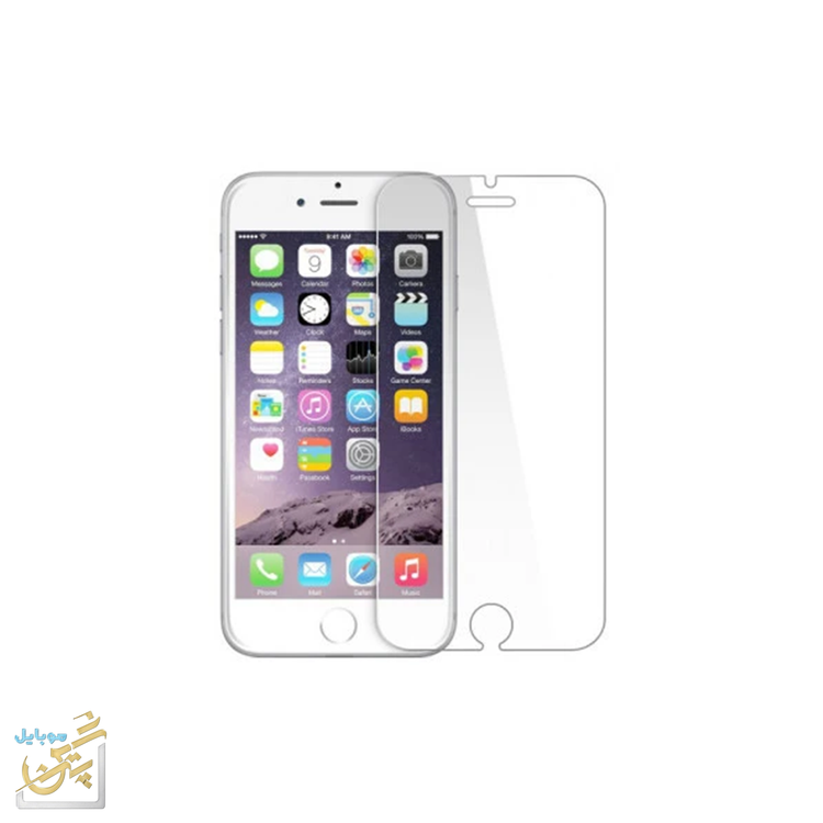 گلس آیفون 6/6s با کیفیت و ضد خش با کیفیت و نصب اسان