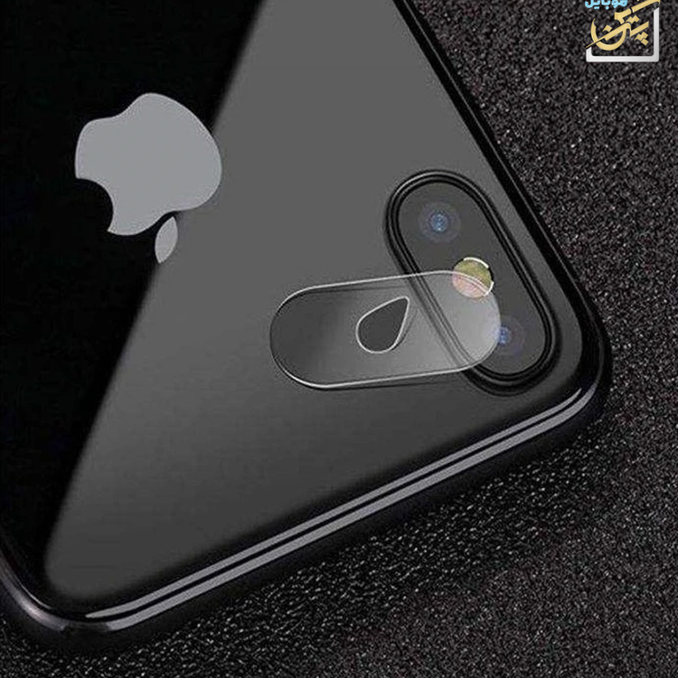 گلس لنز آیفون xs max XS MAX سه بعدی پوشش کامل لنز اطراف لنز شیشه لنز چسبندگی بالا دوام بالا شفافیت 100 درصد