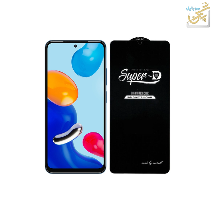 گلس شیائومی Note 11 سامسونگ مدل Meitubl Super D آنتی استاتیک و شیشه ای با کیفیت