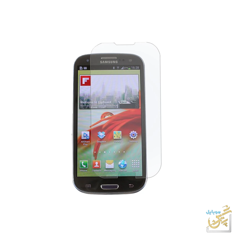 گلس گلکسی Galexy S3 سامسونگ شفاف ضد خش و با کیفیت و نصب آسان