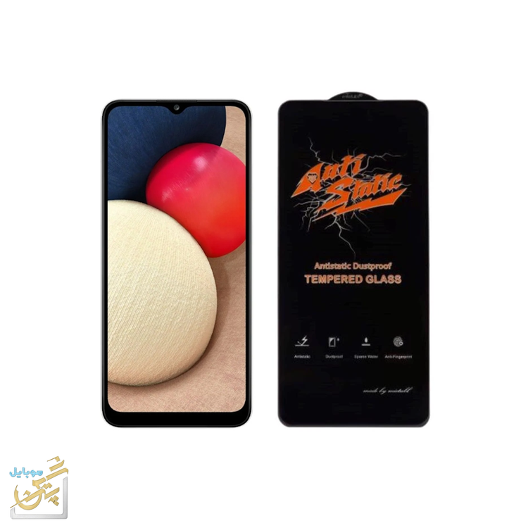 گلس گلکسی A02S مدل Meitubl آنتی استاتیک جنس گلس شیشه ای چسبندگی بالا ضد خش اب گریز a02s
