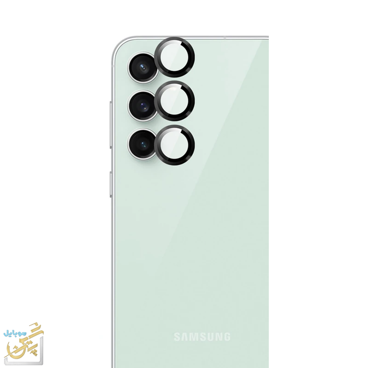 گلس لنز سامسونگ Galexy A25 سه بعدی پوشش کامل لنز اطراف لنز شیشه لنز چسبندگی بالا دوام بالا شفافیت 100 درصد