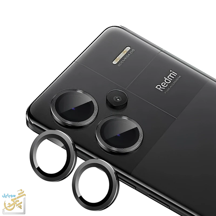 گلس لنز شیائومی Note 13 pro plus سه بعدی پوشش کامل لنز اطراف لنز شیشه لنز چسبندگی بالا دوام بالا شفافیت 100 درصد