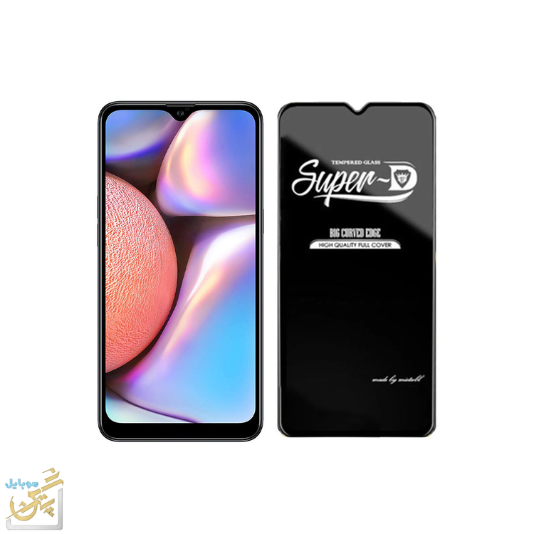 گلس گلکسی A10s samsung محافظ صفحه نمایش A10s سامسونگ شیشه ای مقاوم در برار خط وخش و ضربه آب گریز چسبندگی بالا