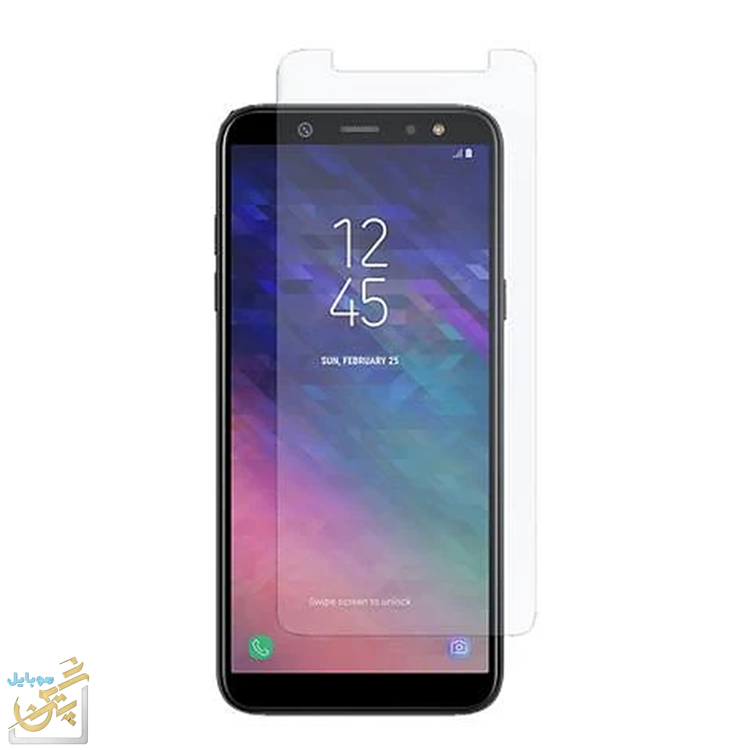 گلس گلکسی Galexy A6 Plus سامسونگ شفاف ضد خش و با کیفیت و نصب آسان