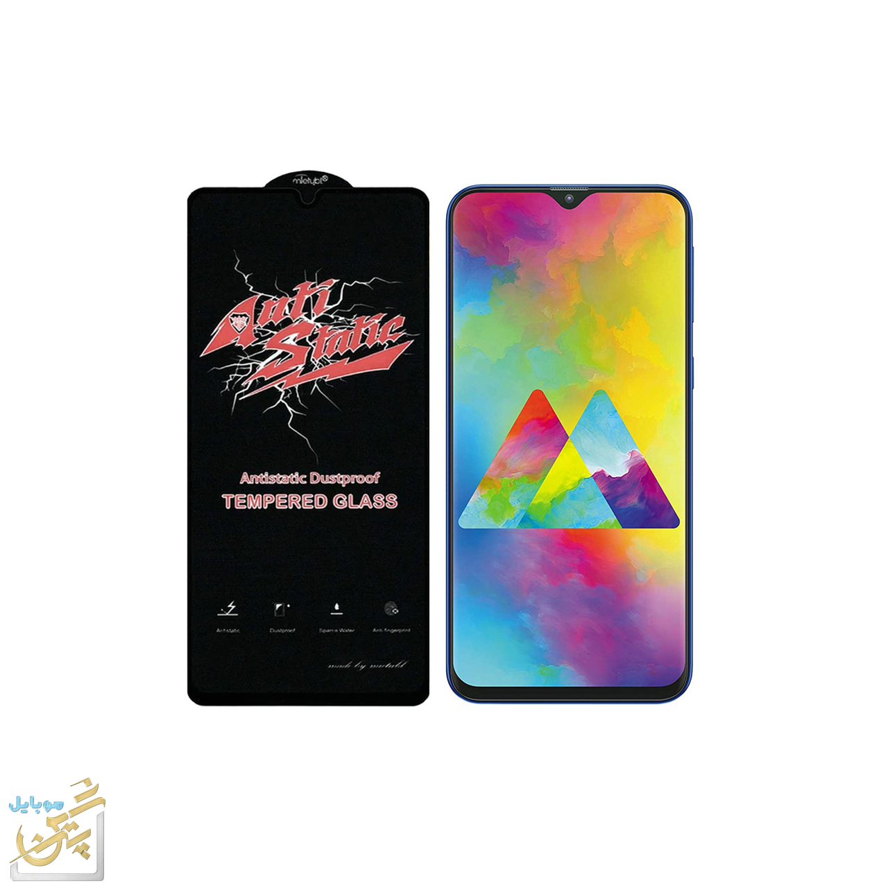 گلس گلکسی Galexy M20 سامسونگ مدل Meitubl شفاف ضد خش و با کیفیت و نصب آسان