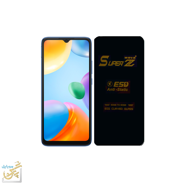 گلس شیائومی Redmi 10C مدل ESD آنتی استاتیک با کیفیت و ضد خش