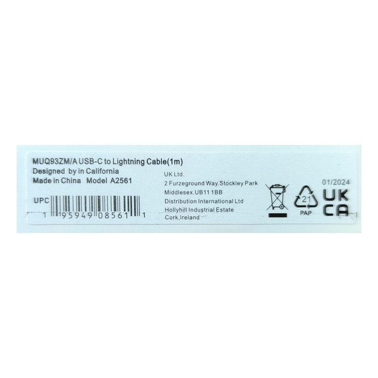کابل تبدیل USB-C به لایتنینگ آی تی لینک مدل A2561 طول 1 متر