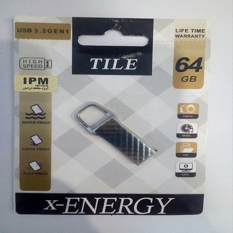 فلش مموری ایکس-انرژی مدل TILE ظرفیت 64 گیگابایت