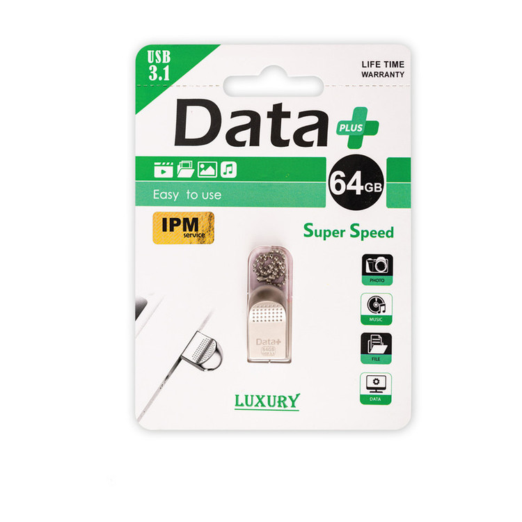 فلش مموری دیتا پلاس مدل Luxury Usb3.1 ظرفیت 64 گیگابایت
