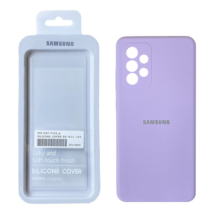 کاور مدل سیلیکونی مناسب برای گوشی موبایل سامسونگ Galaxy A52S / A52