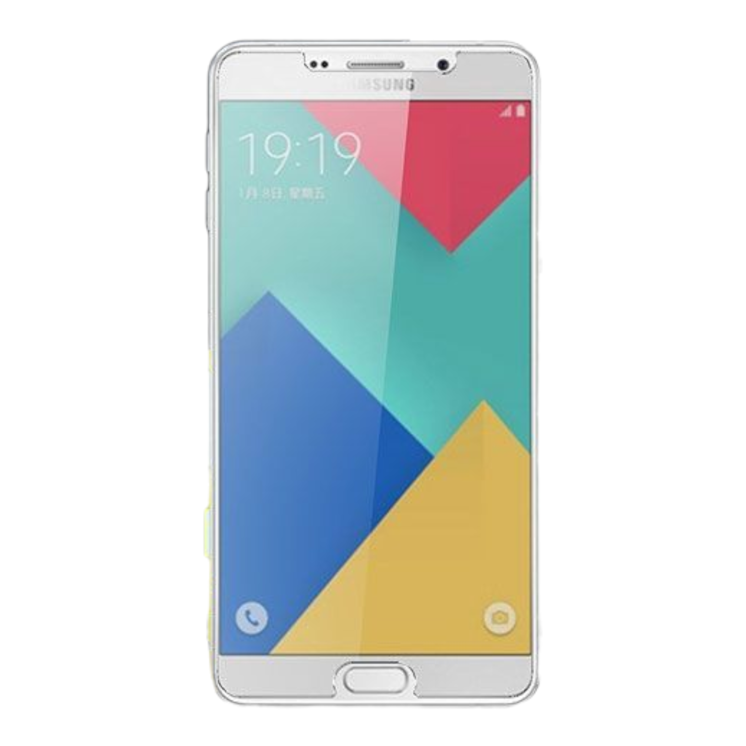 گلس گلکسی Galexy A9 2017 سامسونگ  شفاف ضد خش و با کیفیت و نصب آسان