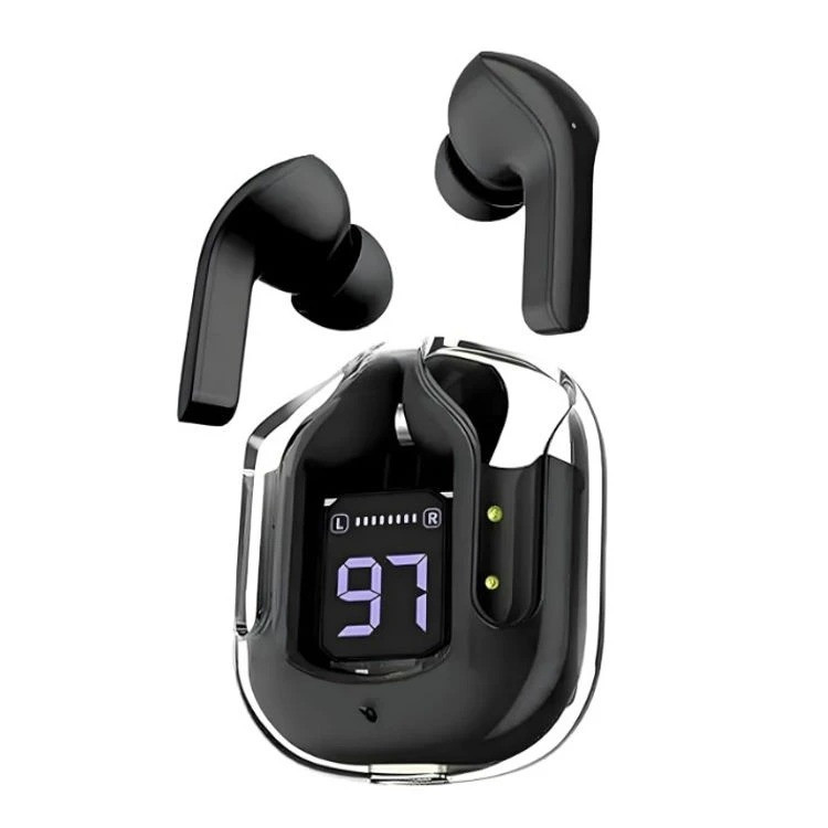 هدفون بلوتوثی Ultrapods Max بدون قابلیت نویز کنسلینگ، درگاه شارژ USB Type-C، دارای صفحه نمایش روی محفظه شارژ، مقاوم در برابر آب و رطوبت با استاندارد IPX4