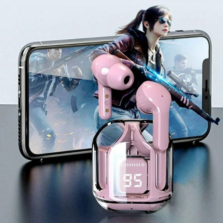 هدفون بلوتوثی Ultrapods Max بدون قابلیت نویز کنسلینگ، درگاه شارژ USB Type-C، دارای صفحه نمایش روی محفظه شارژ، مقاوم در برابر آب و رطوبت با استاندارد IPX4