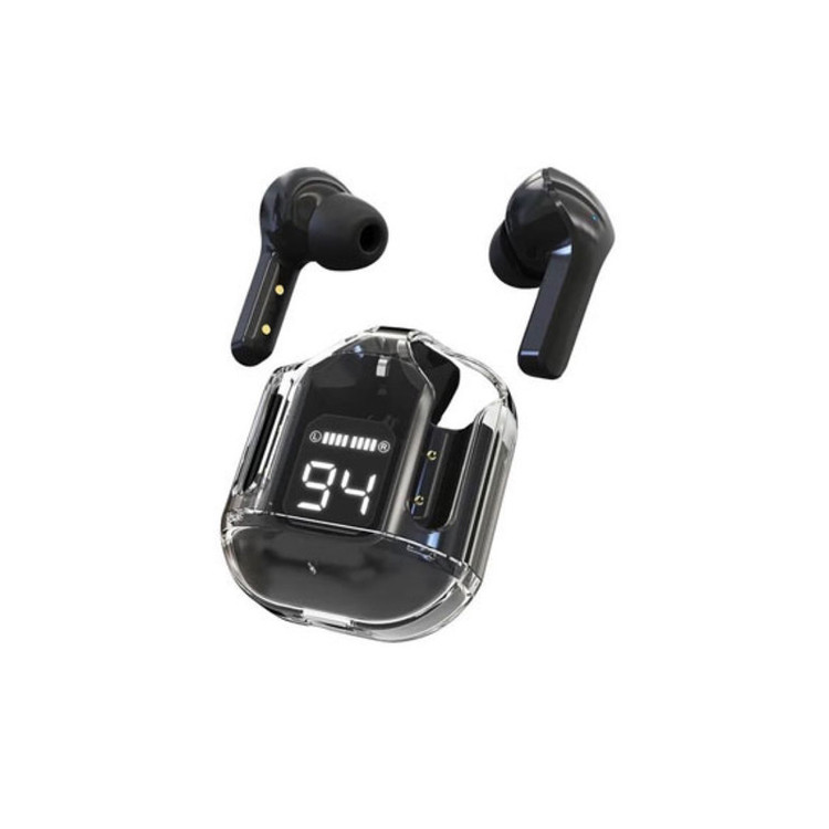 هدفون بلوتوثی Ultrapods Max بدون قابلیت نویز کنسلینگ، درگاه شارژ USB Type-C، دارای صفحه نمایش روی محفظه شارژ، مقاوم در برابر آب و رطوبت با استاندارد IPX4
