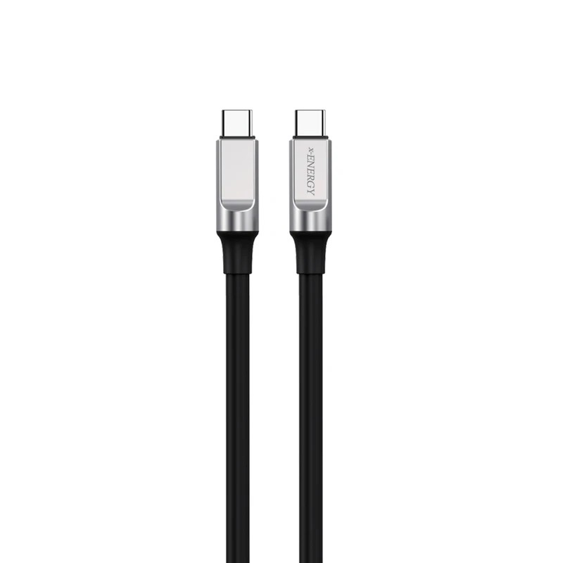 کابل تایپ سی به تایپ سی ایکس انرژی مدل X-350C طول 1 متر آی سی دار با قابلیت شارژ فوق سریع 25 وات و گارانتی 12 ماهه